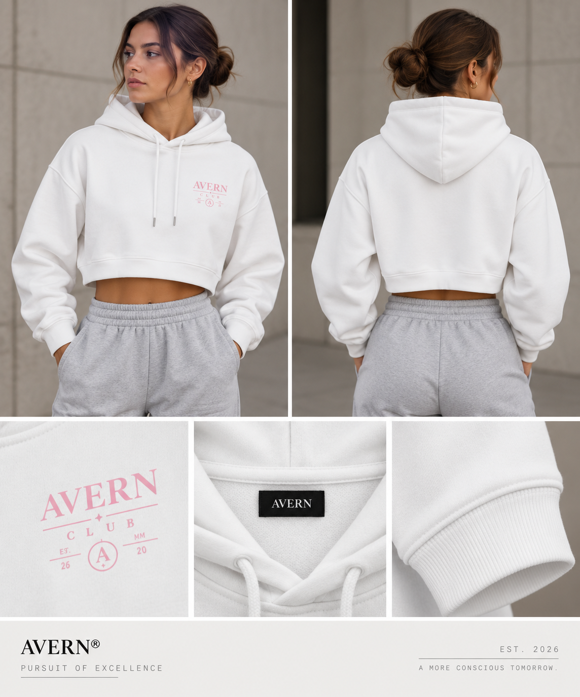 AVERN Luma Cropped Hoodie